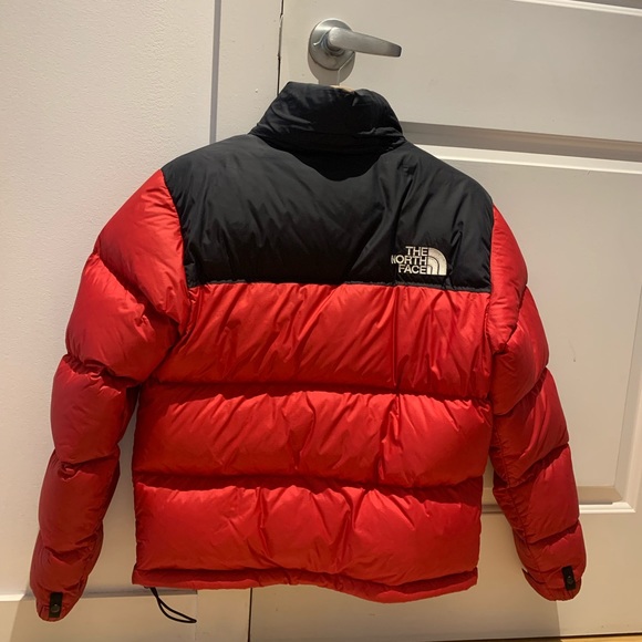 NORTH FACE Red Down Jacket - Picture 2 of 7
